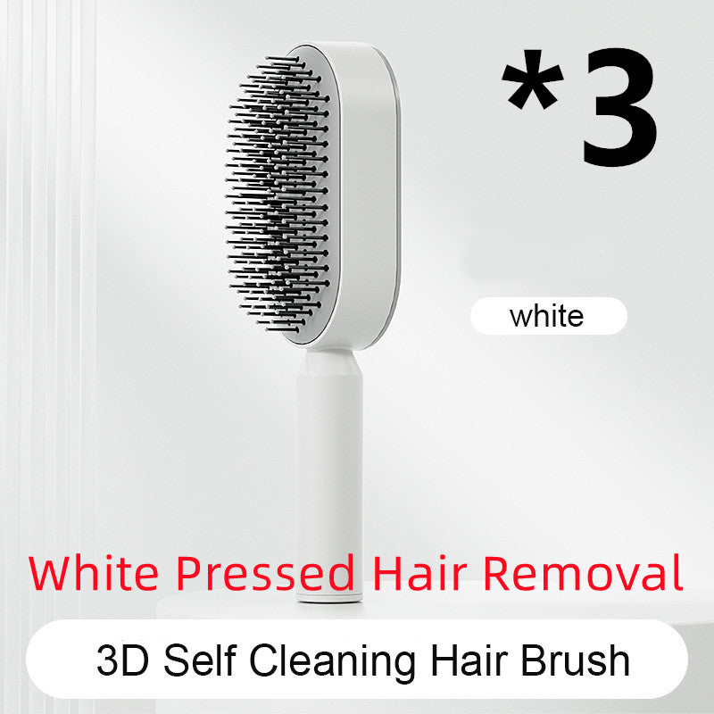 Self-Cleaning Scalp Massage Hair Brush