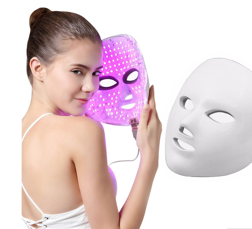 7-Colour LED Light Therapy Facial Mask