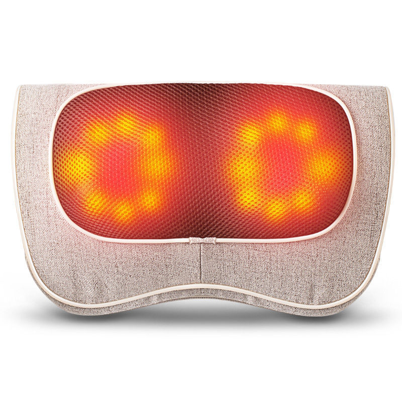 Infrared Neck & Cervical Massager Pillow – 8 Massage Heads