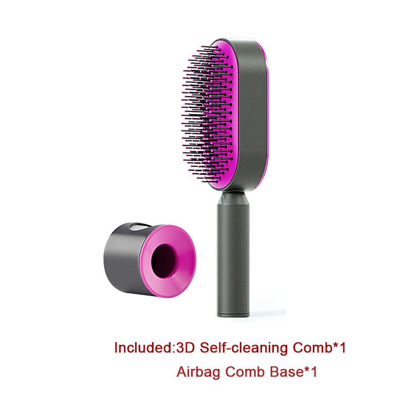 Self-Cleaning Scalp Massage Hair Brush