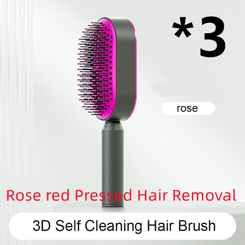 Self-Cleaning Scalp Massage Hair Brush