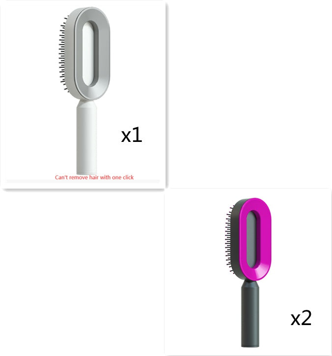 Self-Cleaning Scalp Massage Hair Brush