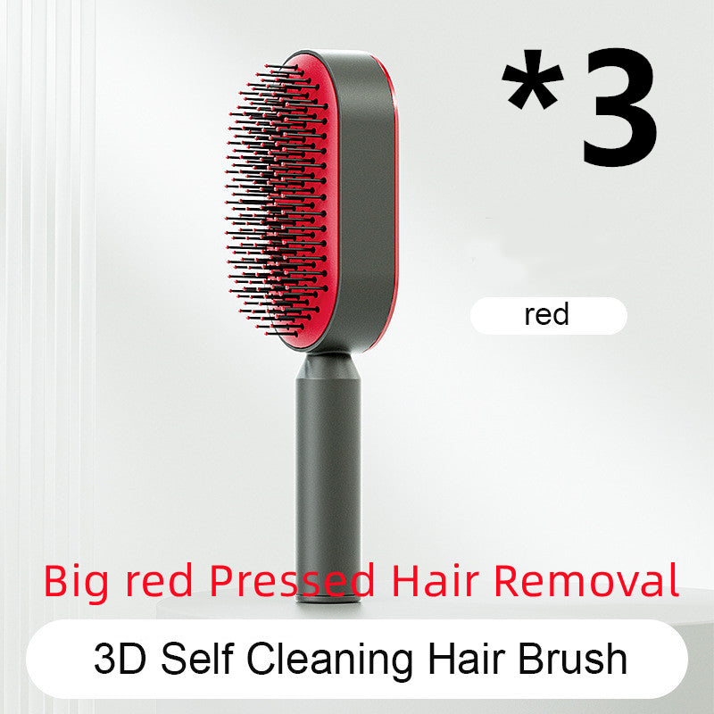 Self-Cleaning Scalp Massage Hair Brush