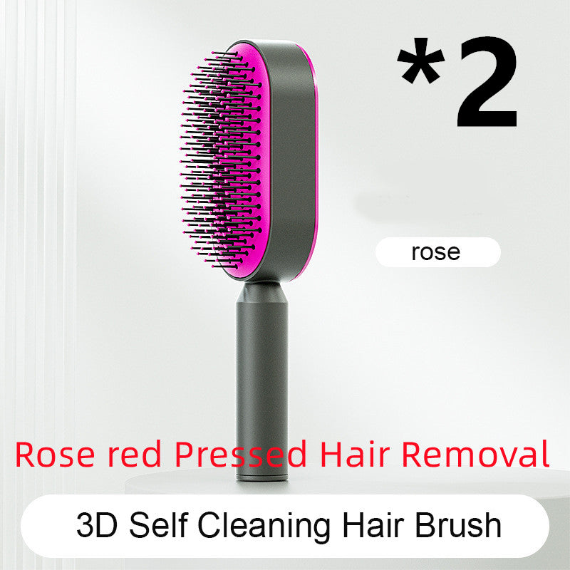 Self-Cleaning Scalp Massage Hair Brush