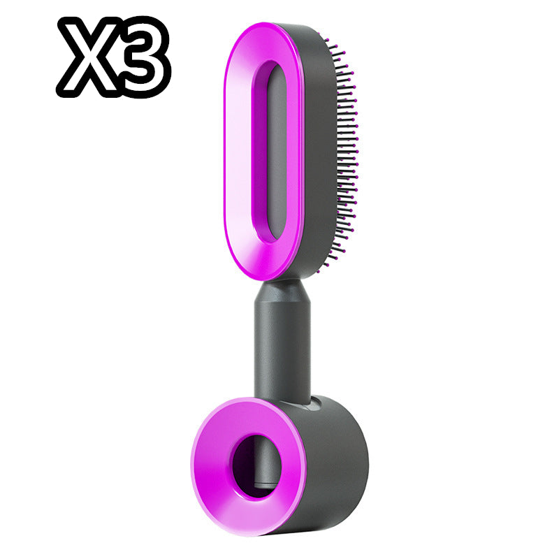 Self-Cleaning Scalp Massage Hair Brush