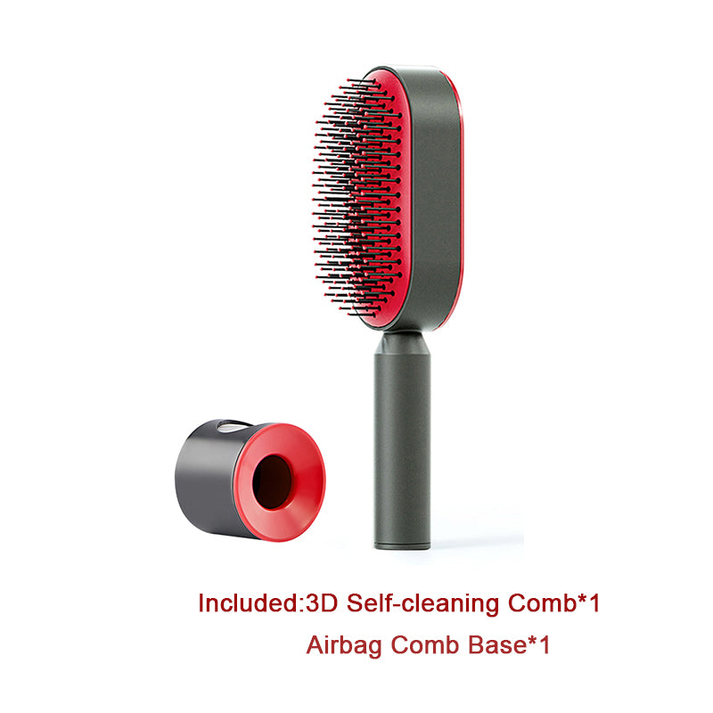 Self-Cleaning Scalp Massage Hair Brush