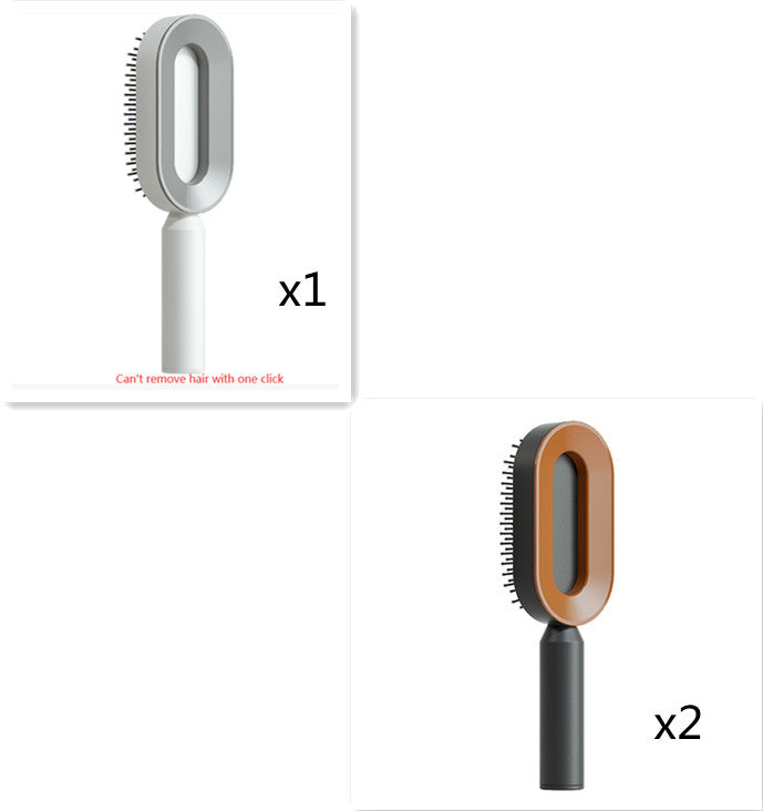 Self-Cleaning Scalp Massage Hair Brush