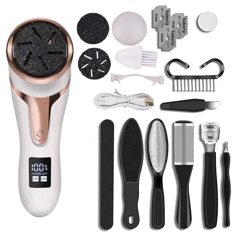 Electric Callus Remover Foot Scrubber with LCD Display