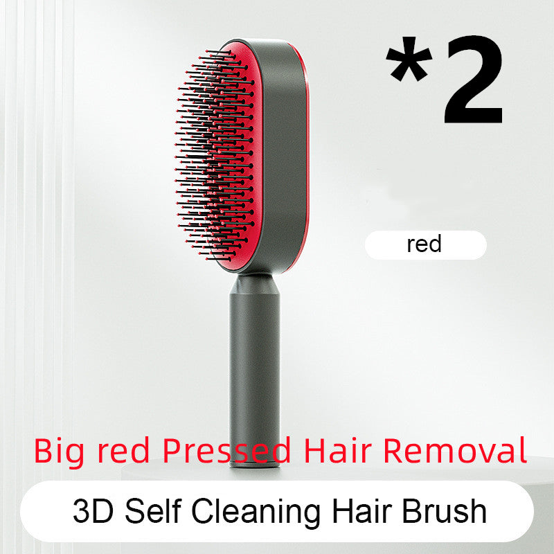 Self-Cleaning Scalp Massage Hair Brush