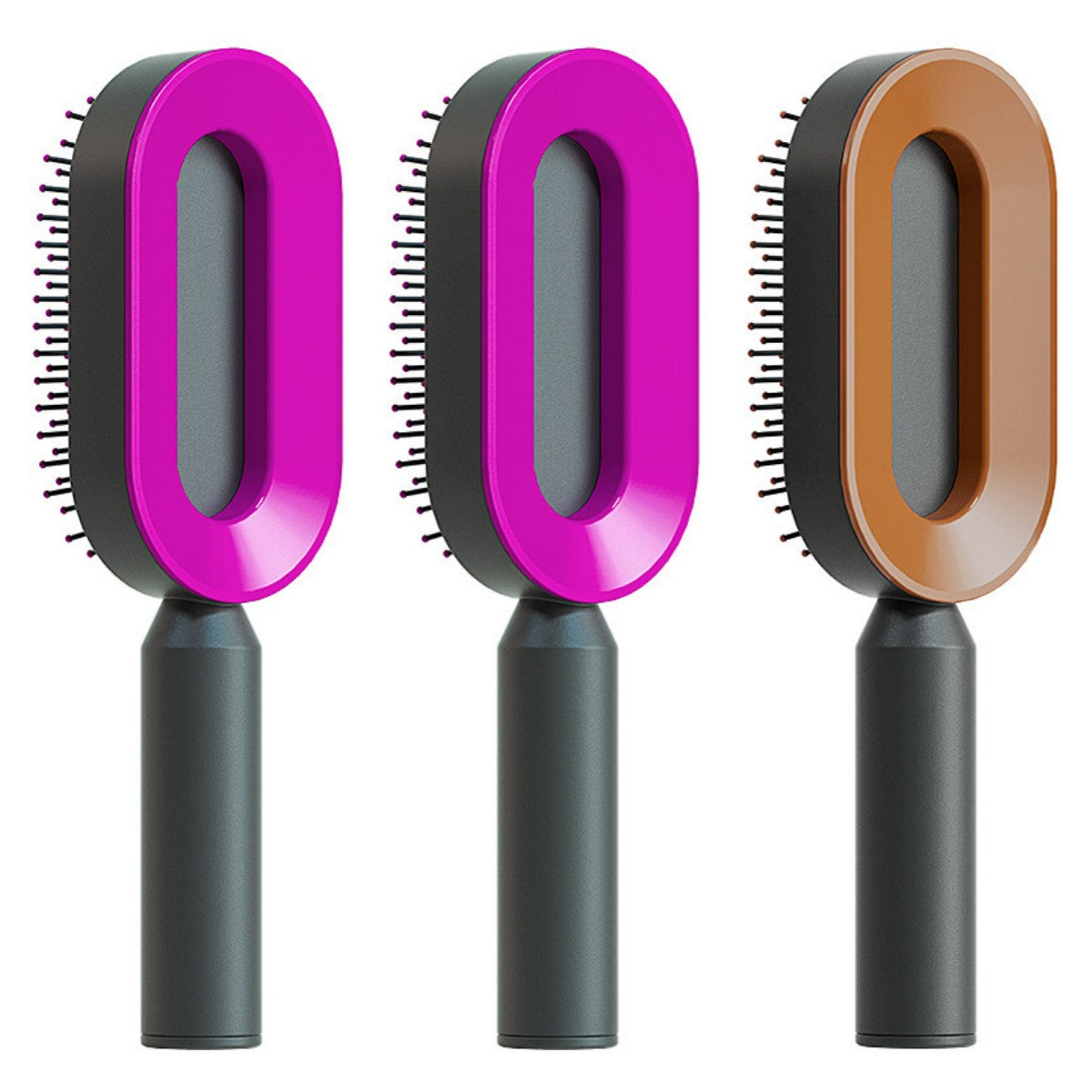 Self-Cleaning Scalp Massage Hair Brush