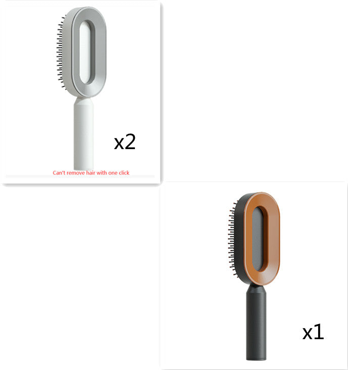 Self-Cleaning Scalp Massage Hair Brush