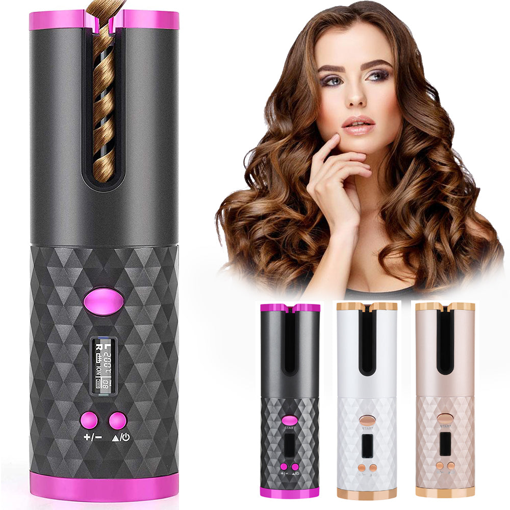 Cordless Automatic Hair Curler – Travel Size
