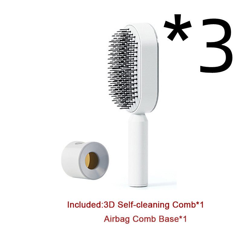 Self-Cleaning Scalp Massage Hair Brush