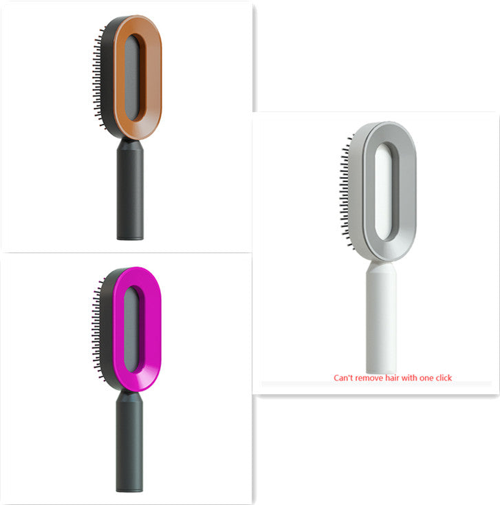 Self-Cleaning Scalp Massage Hair Brush