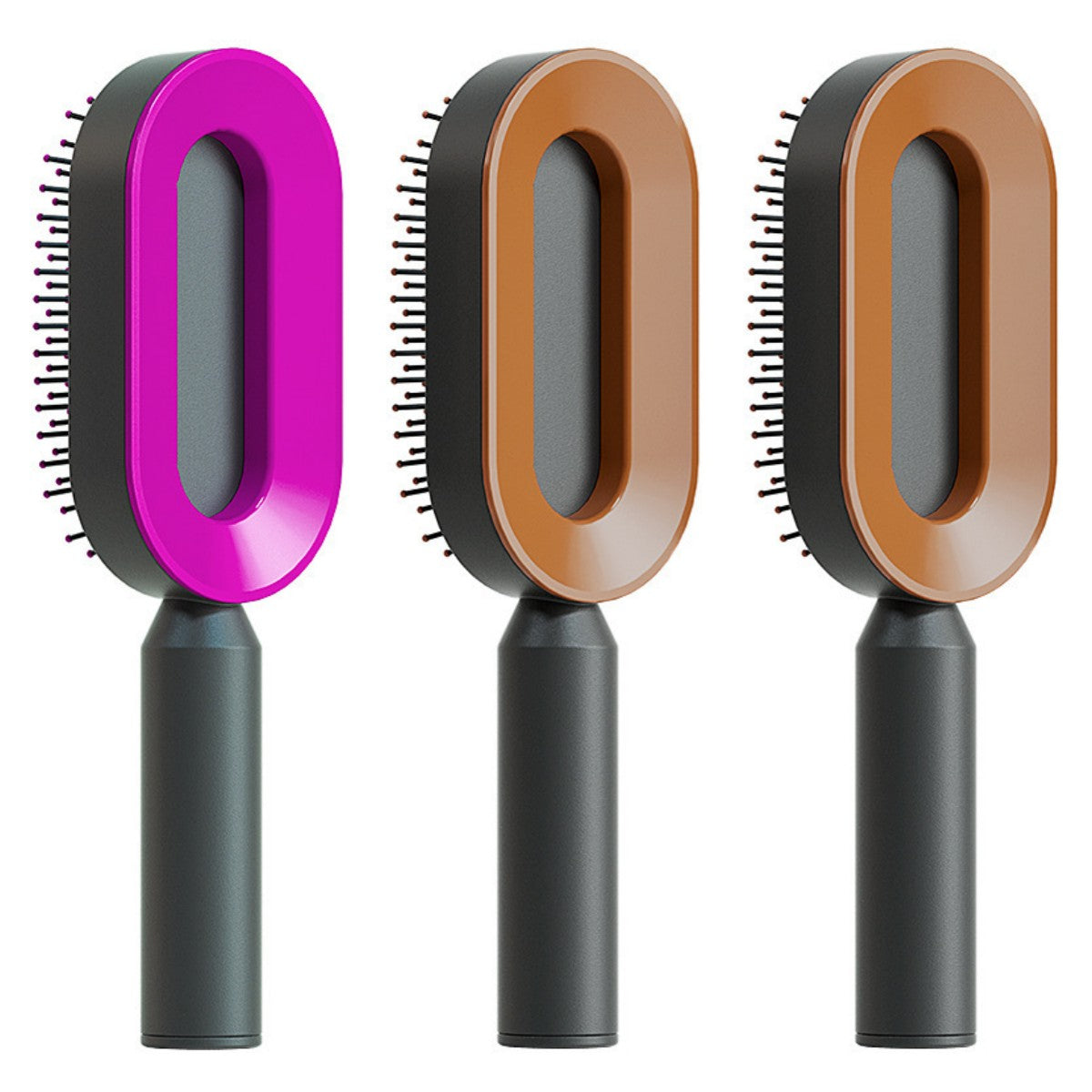Self-Cleaning Scalp Massage Hair Brush