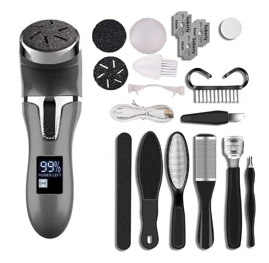 Electric Callus Remover Foot Scrubber with LCD Display