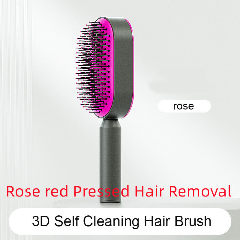 Self-Cleaning Scalp Massage Hair Brush